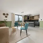 Poblado Apt With King Bed And Free Parking 216