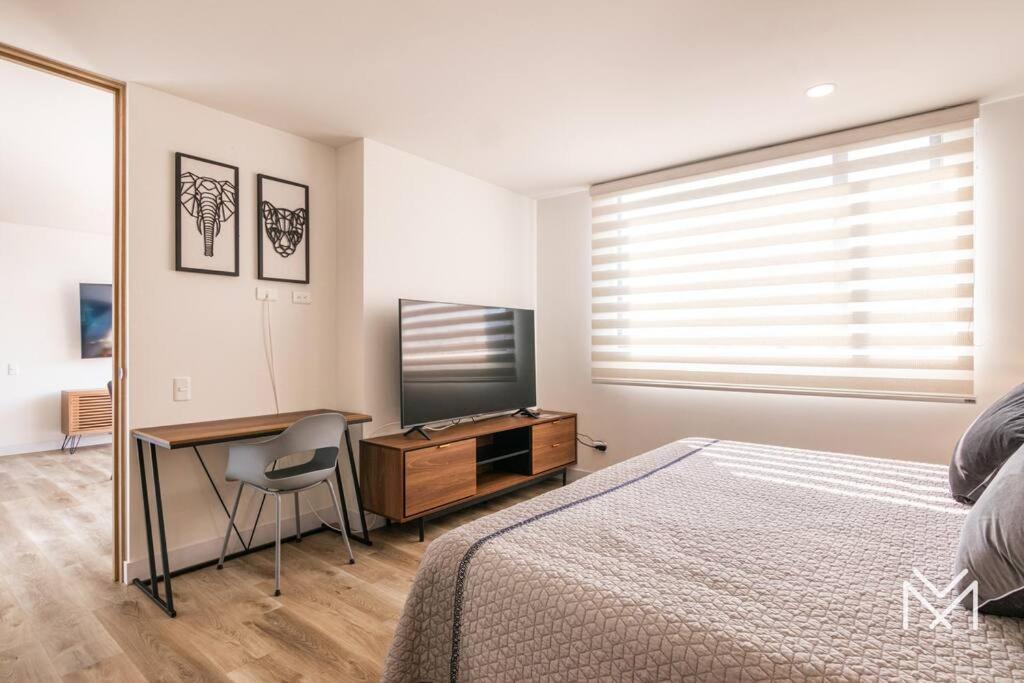 Apartamento Luxury 2 Bd Apto W/ Coworking-near Milla De Oro Medellín