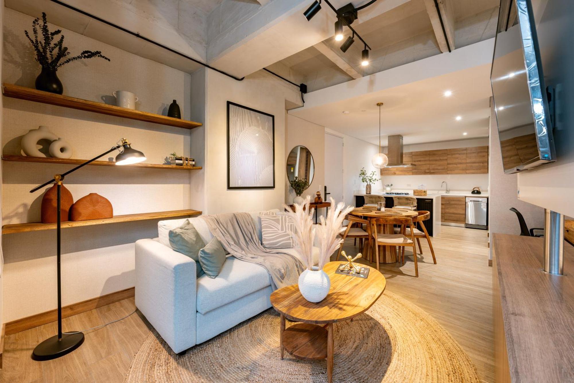 Brand New Loft 1br Balcony Apartamento *