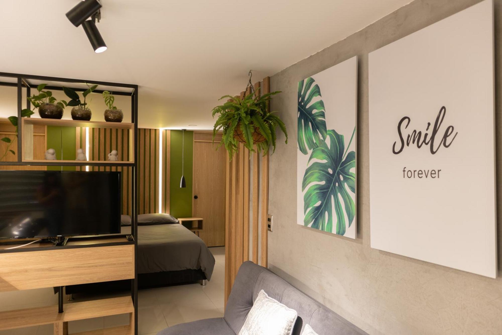 Con Aire Acondicionado Moderno Apartment