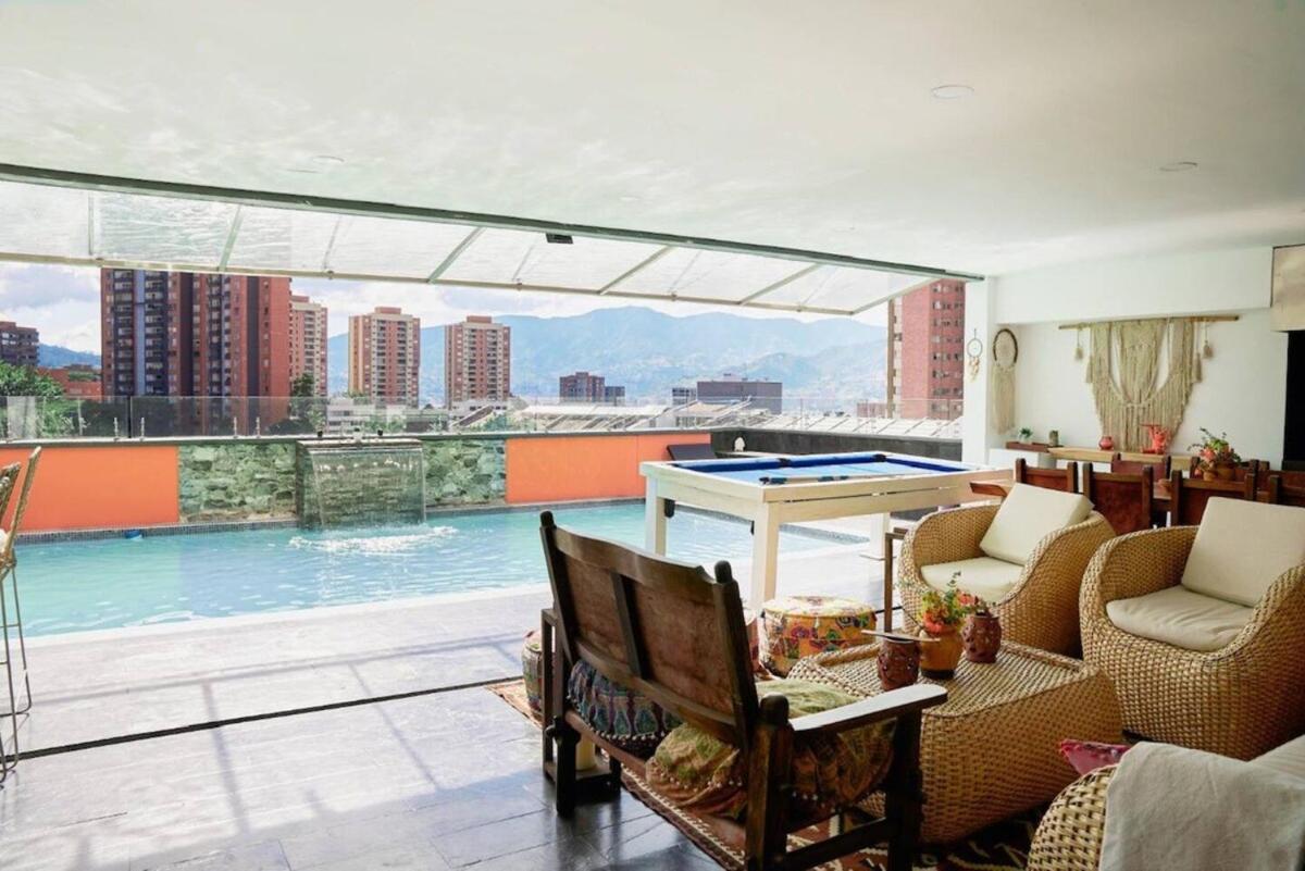 Amazing Ph In Poblado 5bd & Heated Pool! Apartamento *