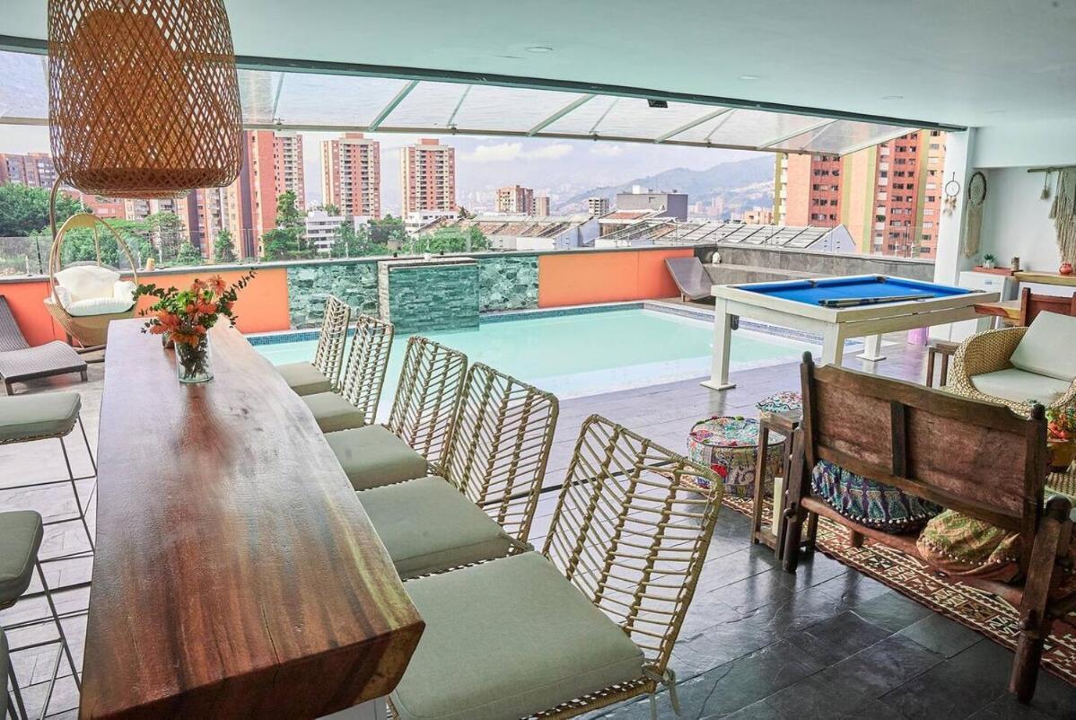Amazing Ph In Poblado 5bd & Heated Pool! Apartamento *
