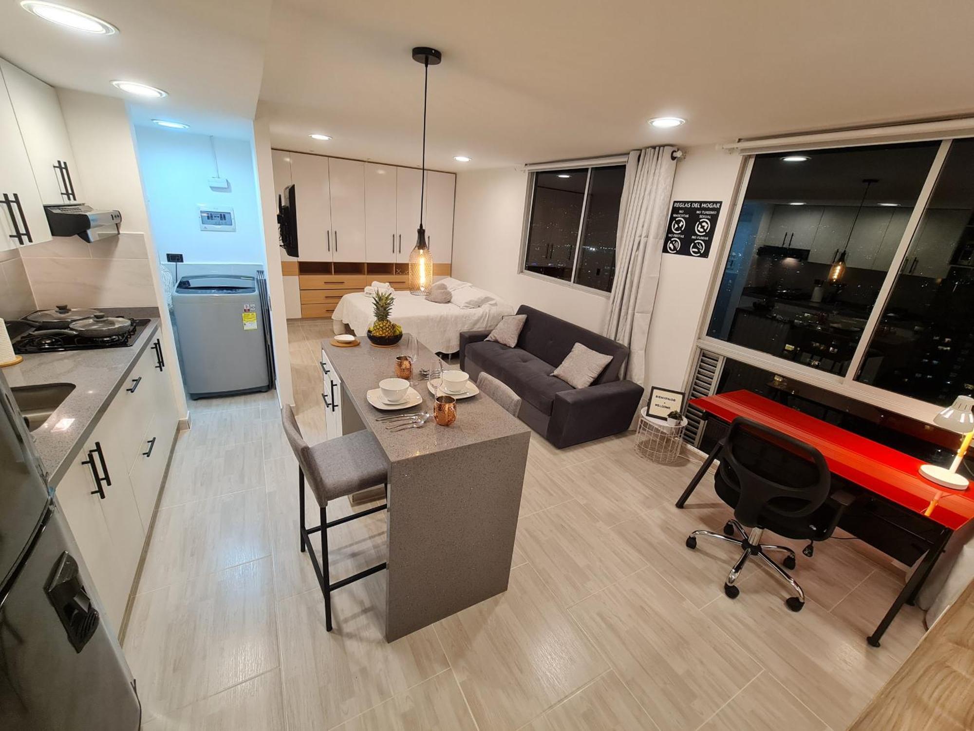 Apartamento Nuevo Loft En Zona Exclusiva De Medellín