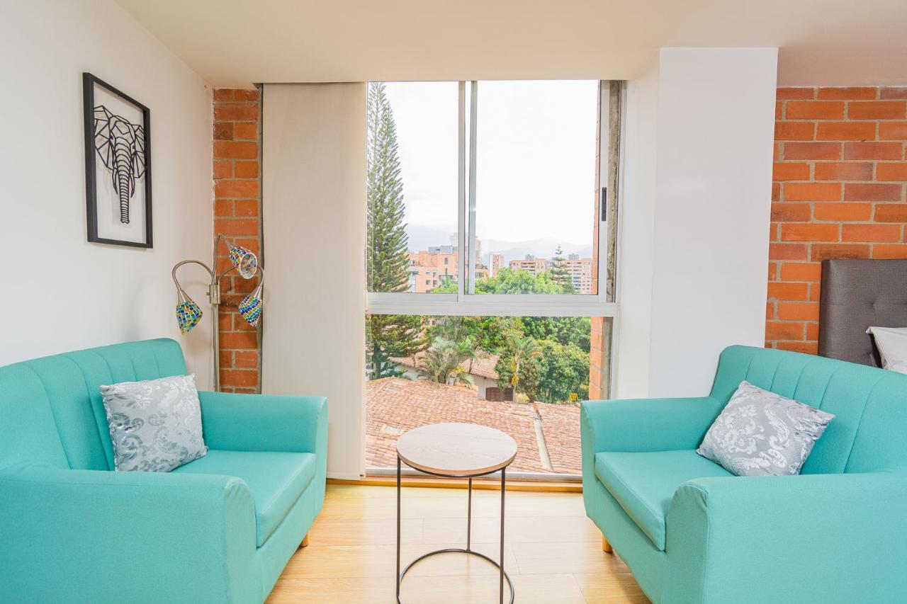 Apartment Loft Moderno En El Poblado Con Vista Y Parqueadero Mio Lofts *