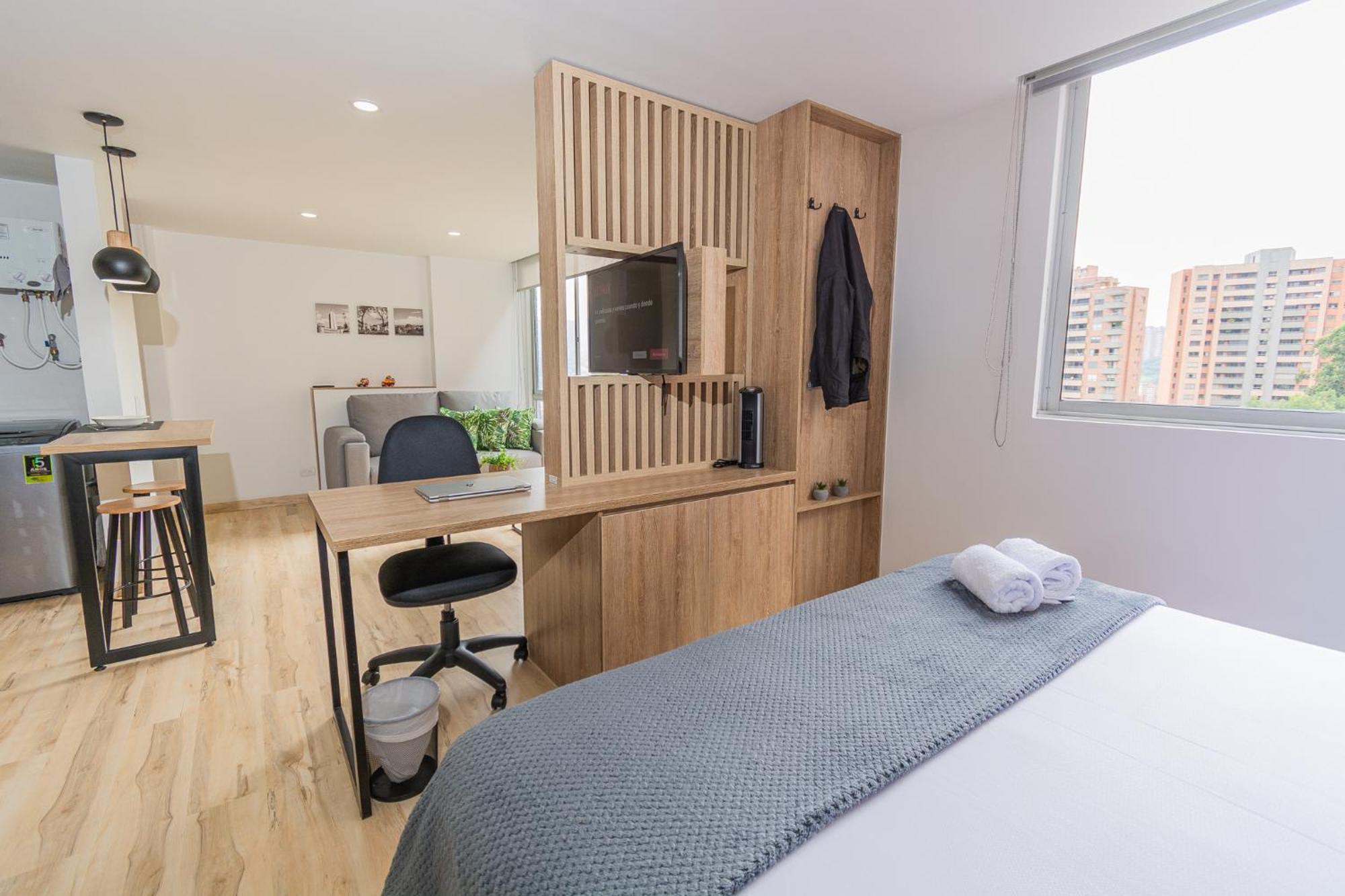 New! Homey Loft El Tesoro-fast Wifi Apartamento *
