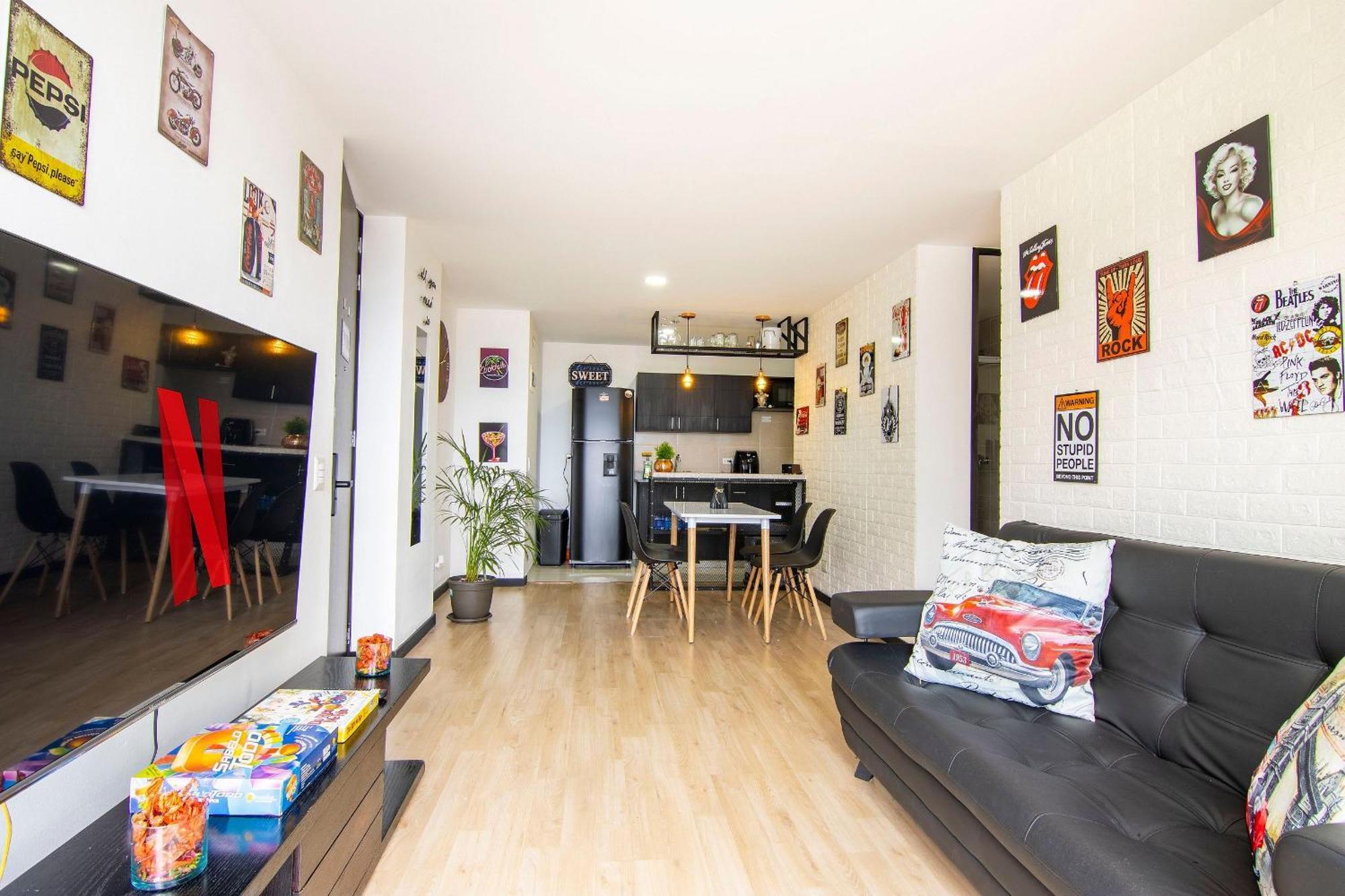 Apto Retro Chic 7 En El De La Zona Mas Vibrante Apartamento