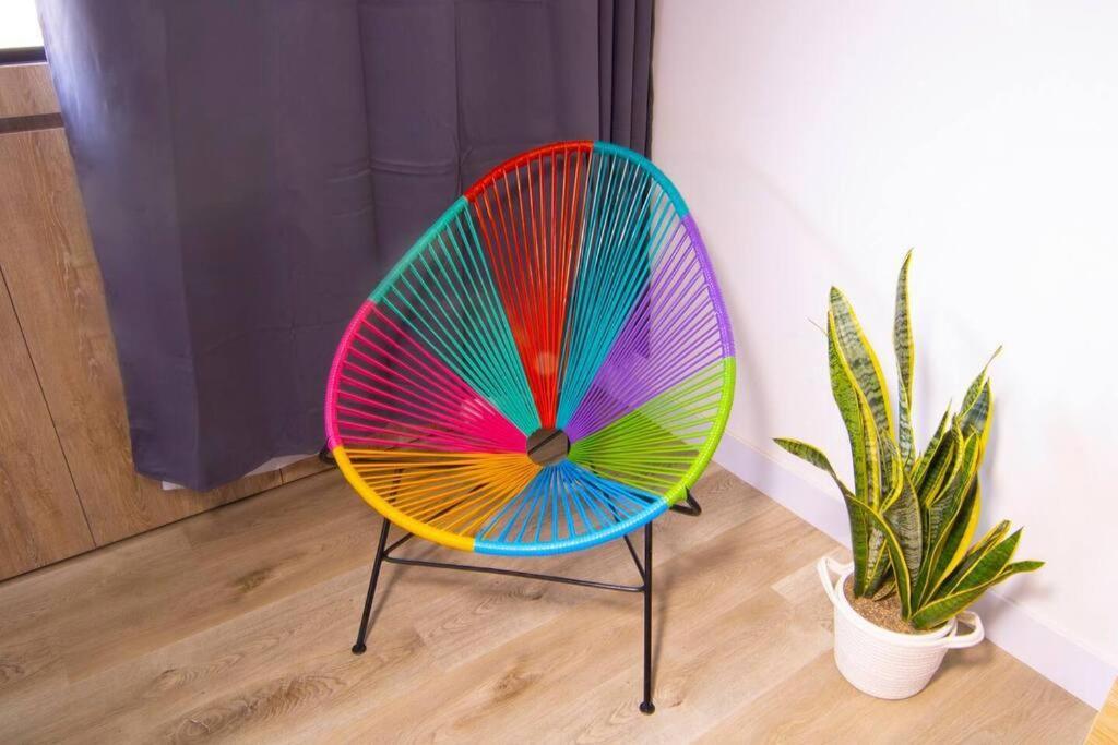 Apartamento Modern Studio, Poblado, Coworking, A/c, Gym 1411 Medellín