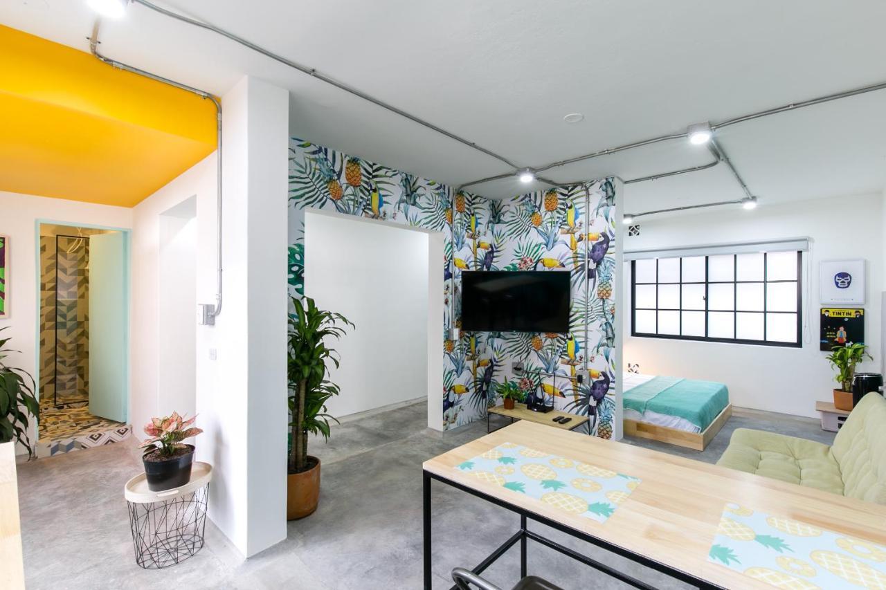 Apartamento Amarillo-morado-ocre