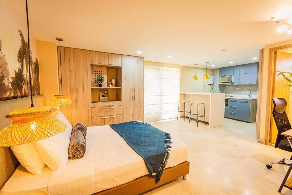 Apartamento Stylish Loft, Balcony, Fast Internet, Parking 210 Medellín