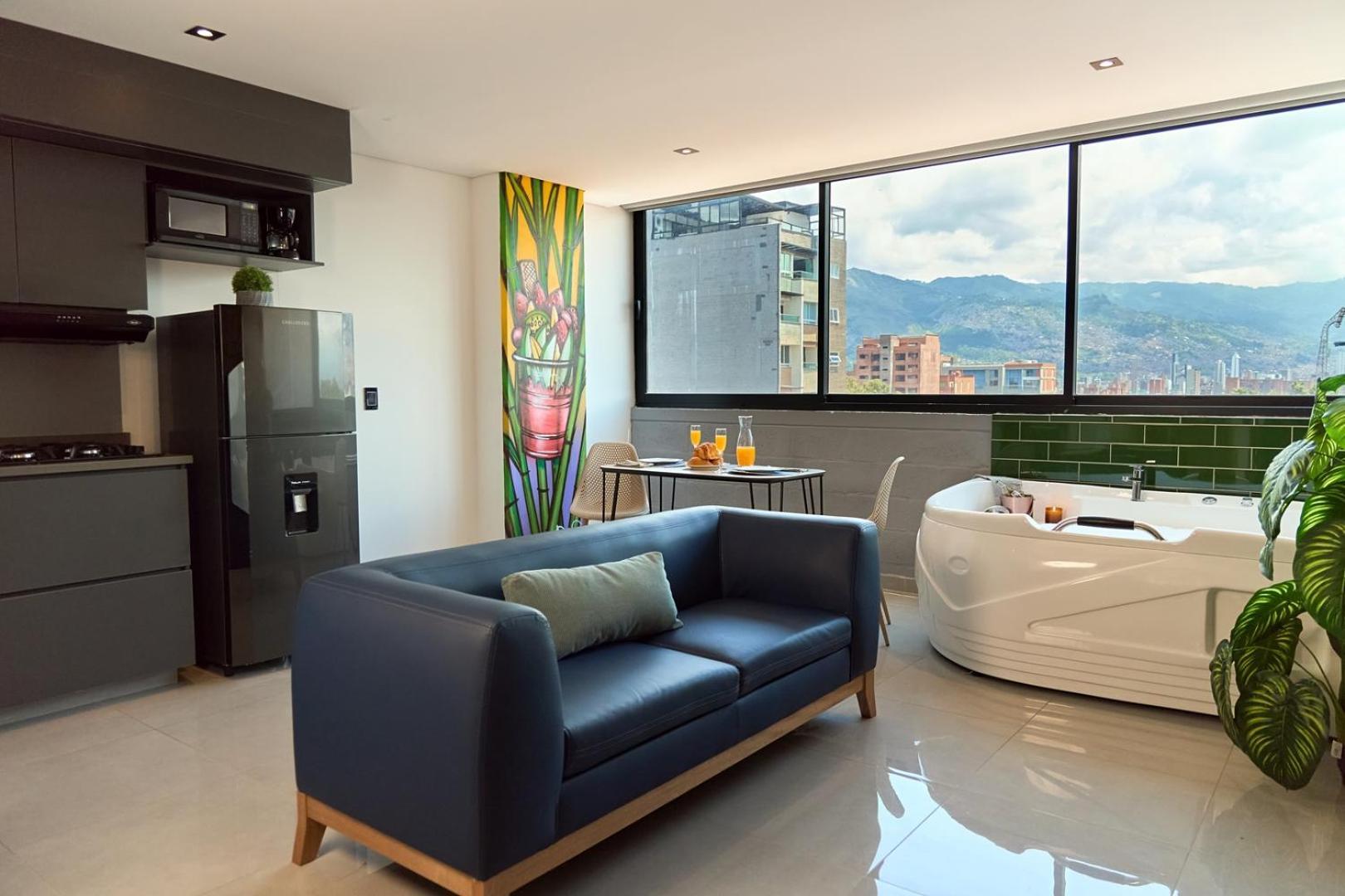 Jacuzzi Retreat Cozy Aparta-suite Rosa Negra Medellín