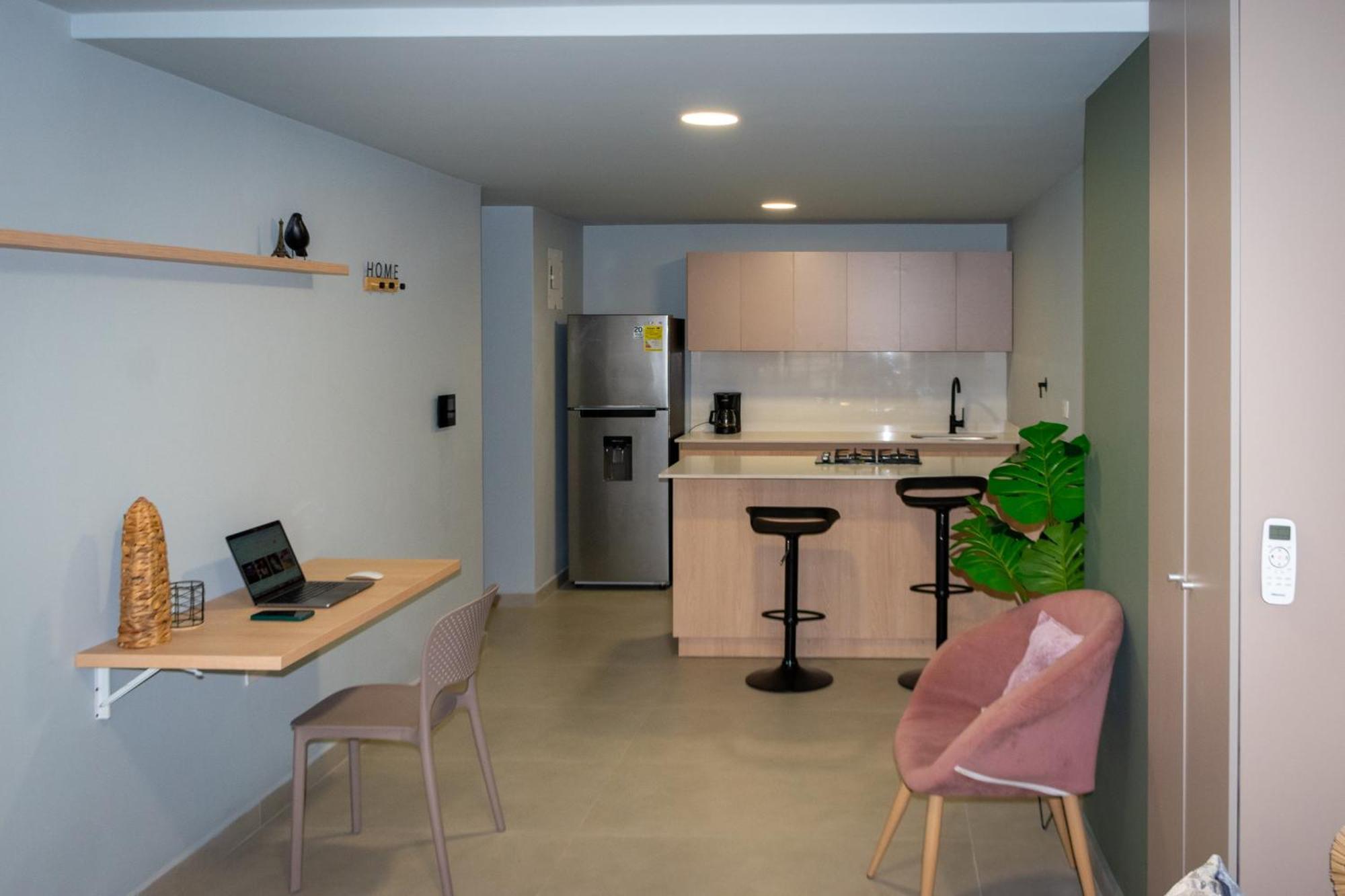 Elegante Loft En Con Banera Y Aire 1-01 Apartamento