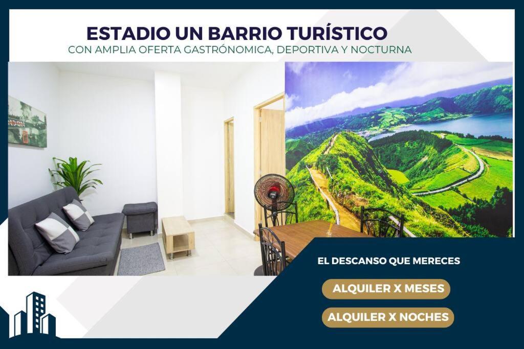 2 Bedroom Barrio Estadio, Cerca Al Metro, Parqueadero 303 Apartamento