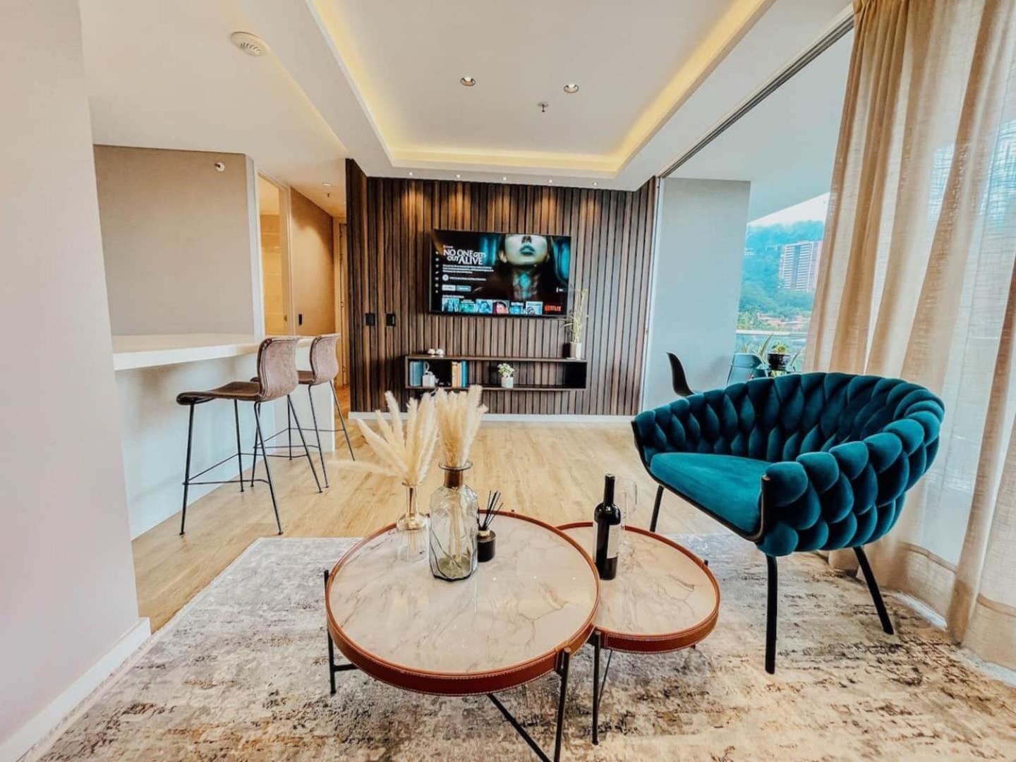 25th Floor Luxury 2 Bedrooms Ac Pool & Gym 2503 Medellín