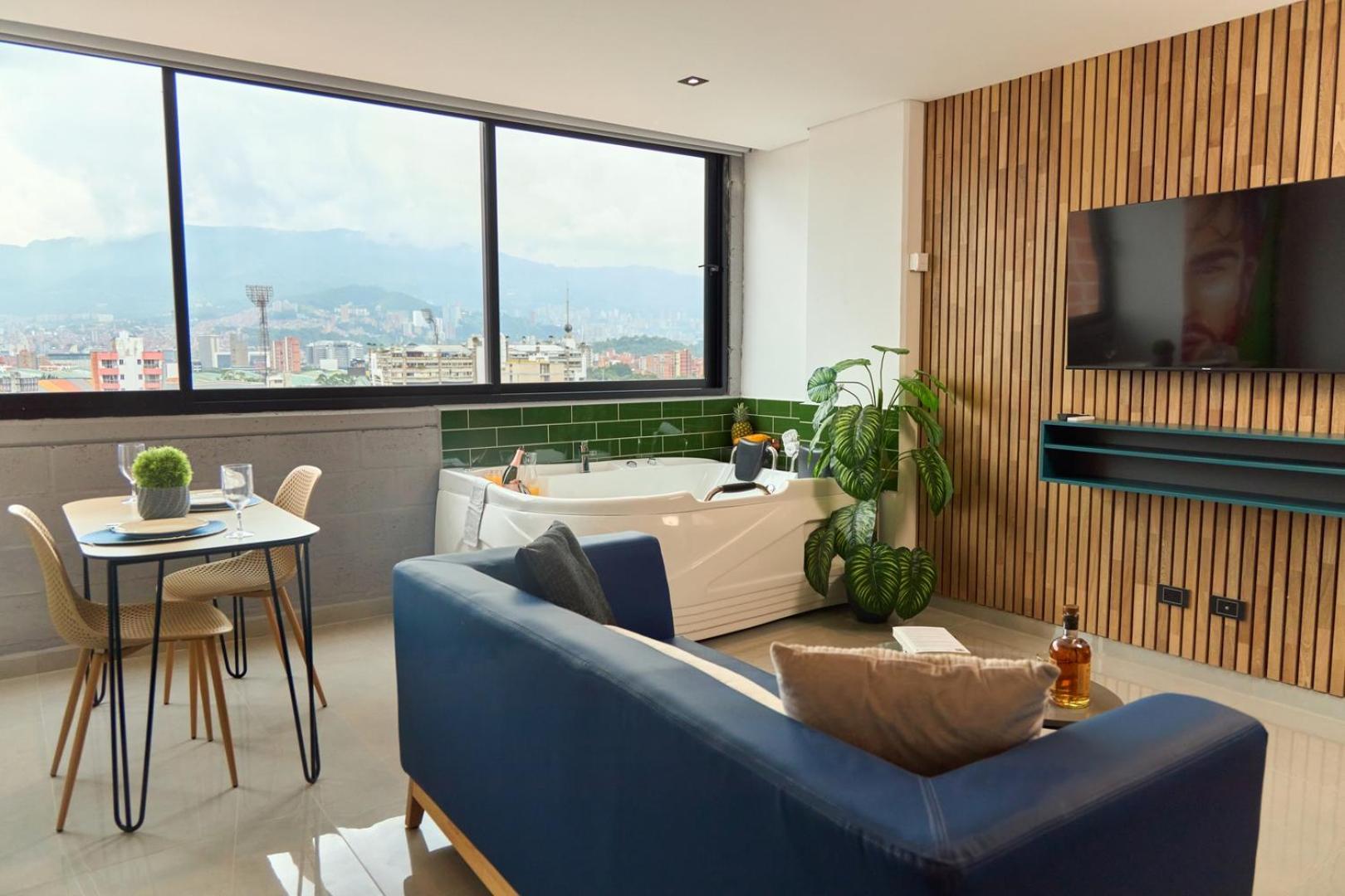 Apartamento Estadio Jacuzzi Haven Cozy Rosa Negra Medellín