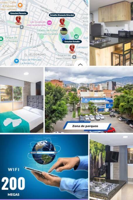 Estudio De Lujo Cerca Al Estadio Atanasio Girardot 201 Medellín