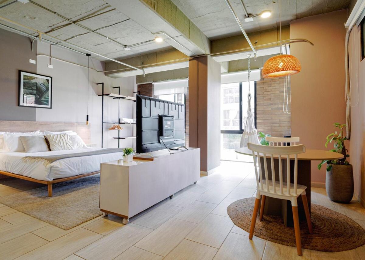 Cozy And Bright Loft In Laureles Apartamento Medellín
